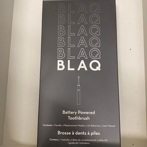 New Blaq Battery Powdered Toothbrush
